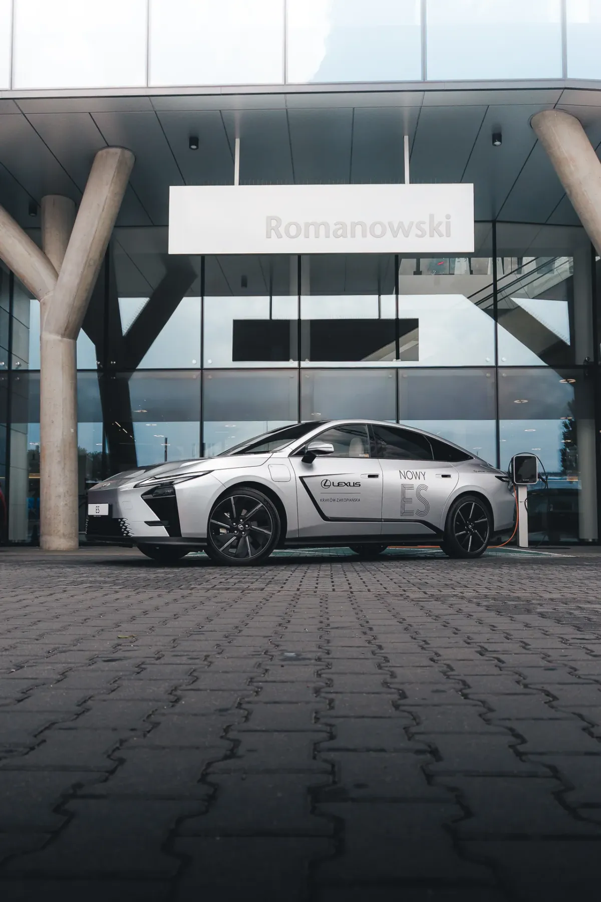 Lexus ES during a test drive