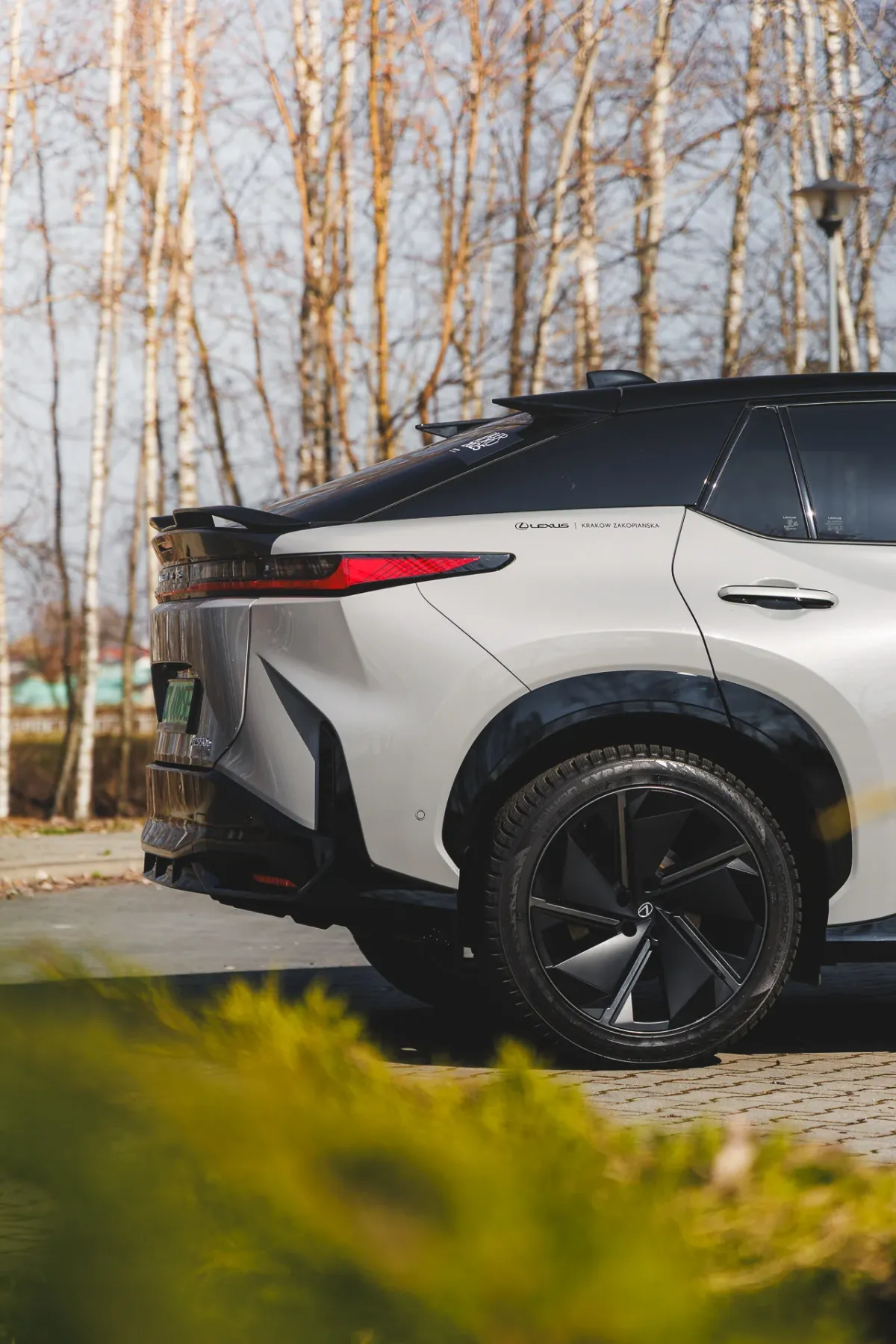 Lexus RZ prepared for social media